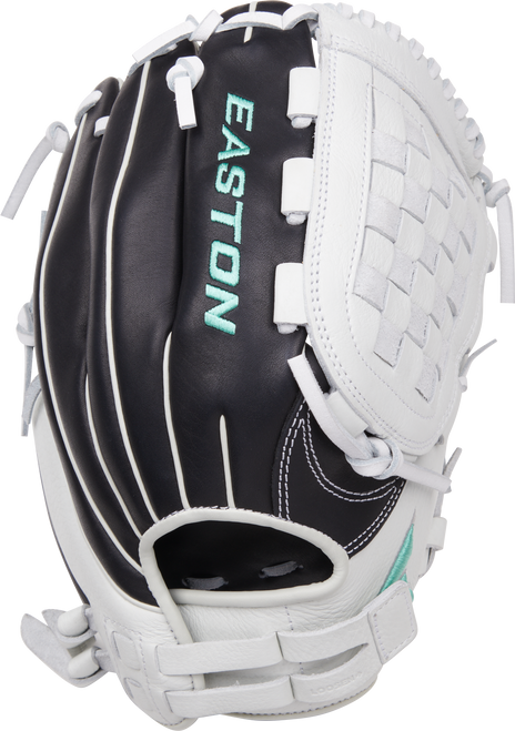Vist Large View of Product Image Which is New Easton FUNDAMENTAL FP RH Throw Fastpitch Gloves