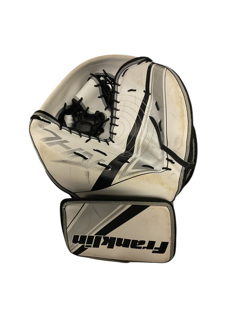 Vist Large View of Product Image Which is Used Franklin FRANKLIN KIDS GOALIE GLOVE Junior Goalie Catcher Black