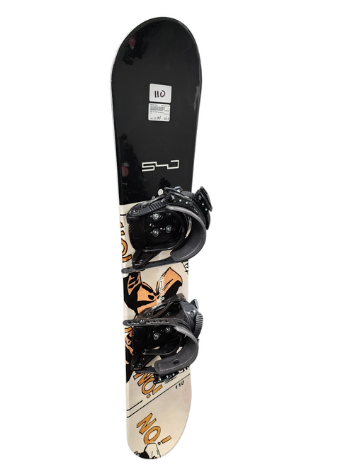 Vist Large View of Product Image Which is Used 540 MR NO Junior Snowboard 110 cm with 540 Bindings (Size XS)
