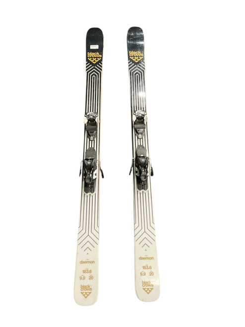 Vist Large View of Product Image Which is Used Salomon SALOMON BLACK CROWS 183.6 Mens DH Ski/Binding Black 184 cm