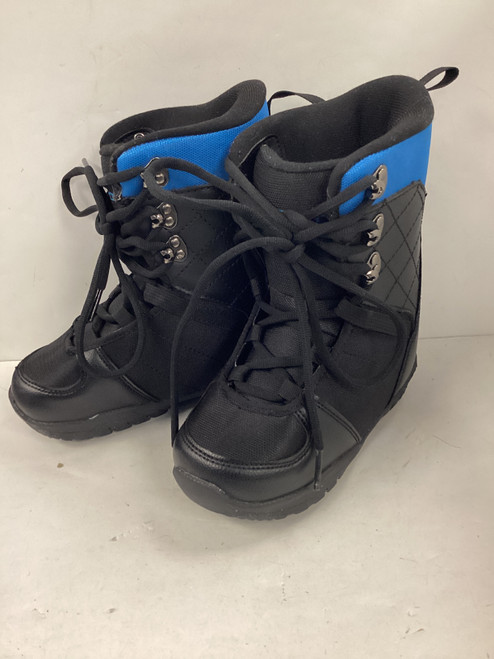 Vist Large View of Product Image Which is Used 540 Boys Snowboard Boots Royal Blue Junior 02