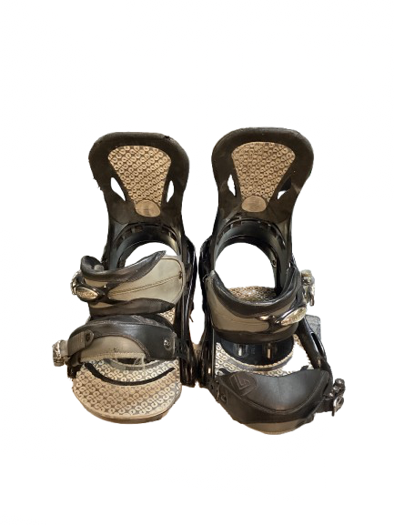 Vist Large View of Product Image Which is Used Burton P4 Mens Binding Only Black LG