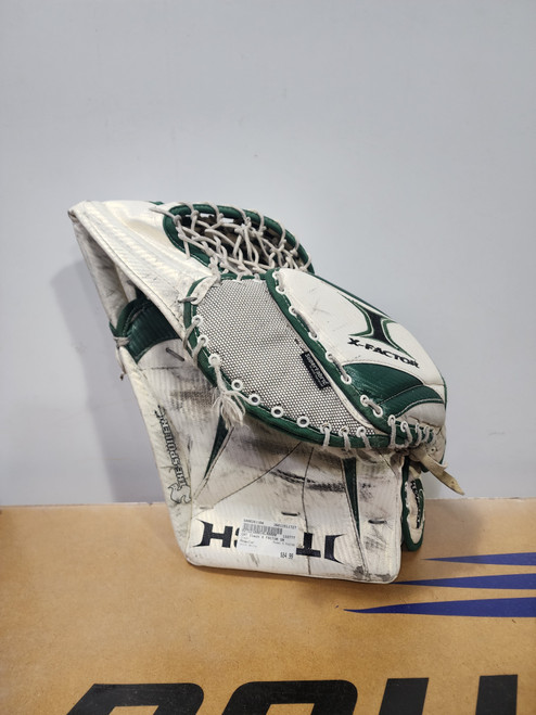 Vist Large View of Product Image Which is Used Itech X FACTOR Senior Goalie Catcher White
