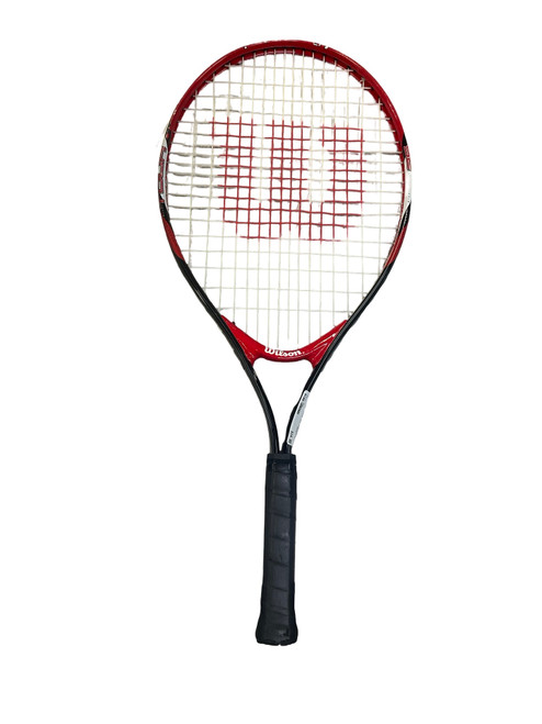 Vist Large View of Product Image Which is Used Wilson TOUR 25 Adult Tennis Racquet Red Unknown