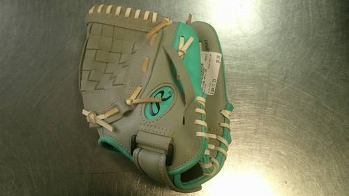 Vist Large View of Product Image Which is Used Rawlings WPL11GM BB/SB Glove RH Throw Grey 11"