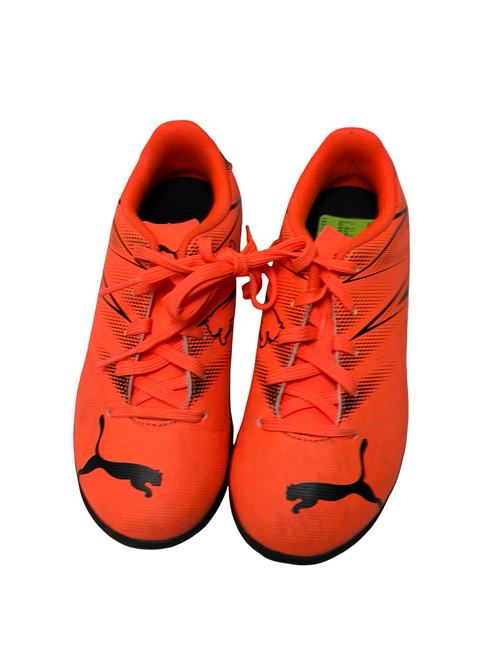 Vist Large View of Product Image Which is Used Puma 107481-14 ATTACANTO II TT Soccer Turf Shoes Orange Junior 01