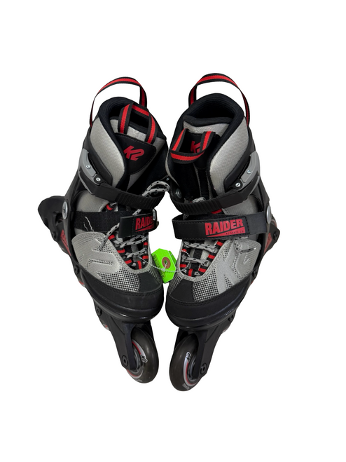 Vist Large View of Product Image Which is Used K2 RAIDER Junior Adjustable Inline Skates Black Size 1-5 - Excellent