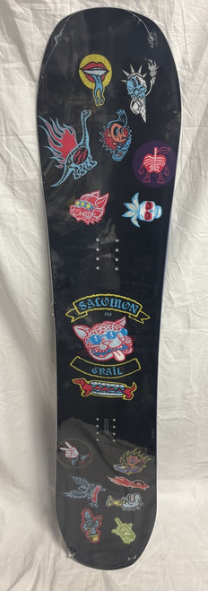 Vist Large View of Product Image Which is Used Salomon GRAIL Boys Snowboard Only Black 130 cm