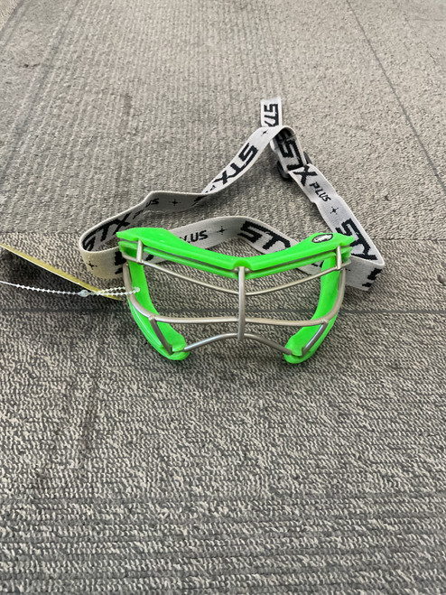 Vist Large View of Product Image Which is Used STX 4 SIGHT PLUS Lacrosse Facial Protect Green Senior