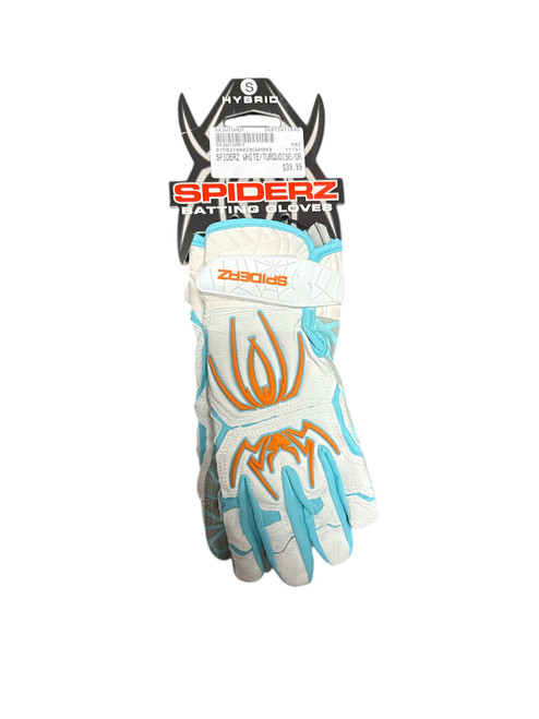 Vist Large View of Product Image Which is New SPIDERZ WHITE/TURQUOISE/ORANGE YTH