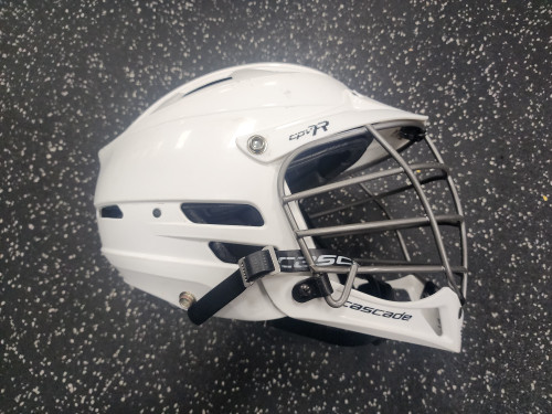 Vist Large View of Product Image Which is Used Cascade CASCADE CPV-R Lacrosse Helmet White SM
