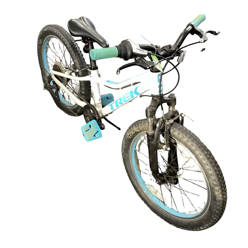 Vist Large View of Product Image Which is Used Trek PRECALIBER Mountain Bike Girls White 20"