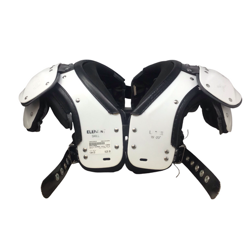 Vist Large View of Product Image Which is Used Xenith ELEMENT SKILL FB Shoulder Pads White LG
