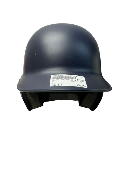 Vist Large View of Product Image Which is New Adidas CAPTAIN JR Batting Helmet No Mask Navy Blue S/M