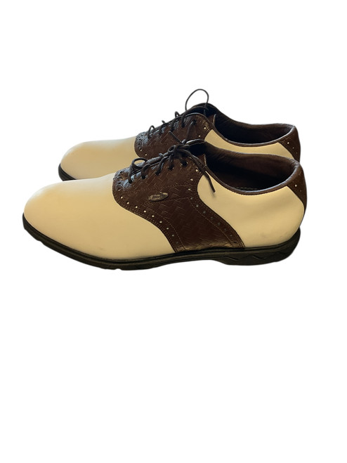 Vist Large View of Product Image Which is Used Mizuno Mens Golf Shoes White Senior 12