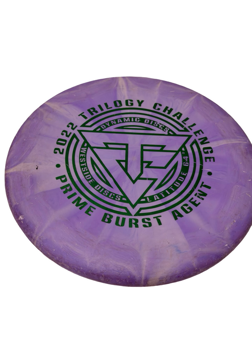 Vist Large View of Product Image Which is Used Dynamic Discs TRILOGY CHALLENGE PRIME BURST AGENT 2022 Disc Golf Putter 174g
