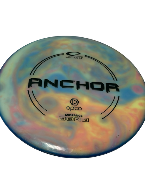 Vist Large View of Product Image Which is Used Latitude 64 ANCHOR OPTO Disc Golf Mid Range 180g