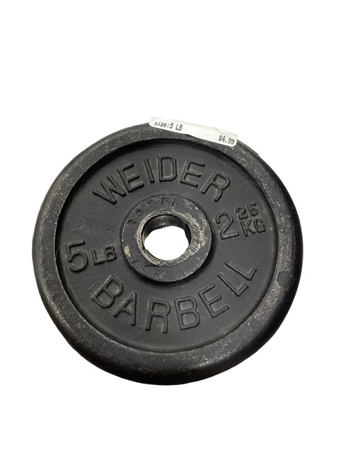 Vist Large View of Product Image Which is Used Weider Standard Plate (Each) 5 lb