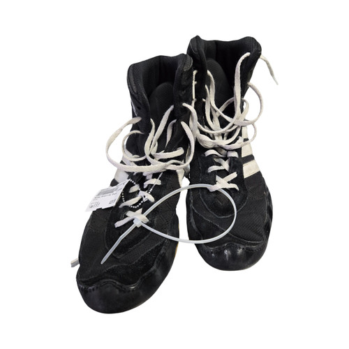 Vist Large View of Product Image Which is Used Adidas Wrestling Shoes Black Senior 9.5
