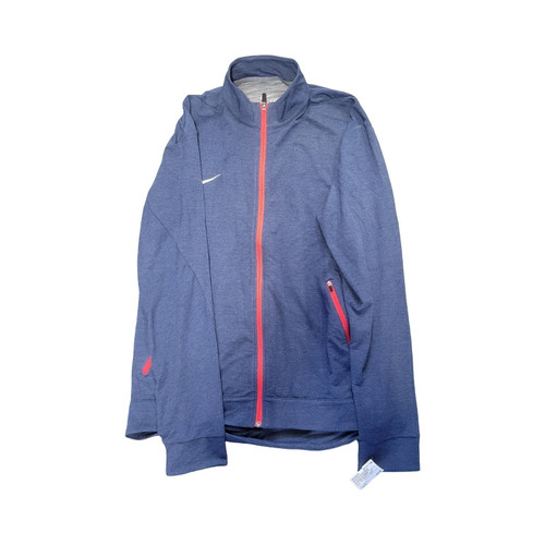 Vist Large View of Product Image Which is Used Nike USA HOCKEY JACKET Hockey Tops Senior Navy Blue XL