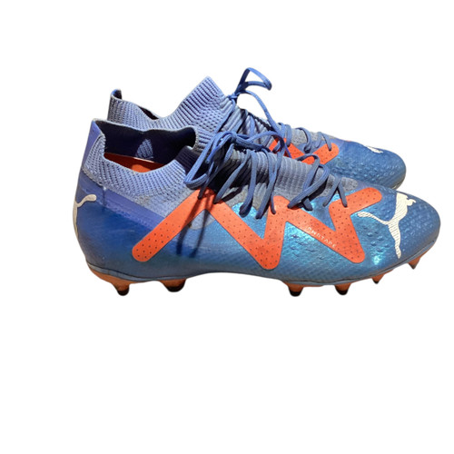 Vist Large View of Product Image Which is Used Puma Soccer Cleats Carolina Blue Senior 8.5