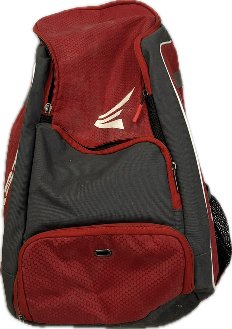 Vist Large View of Product Image Which is Used Easton GAME READY BB/SB Player Backpack Grey And Red