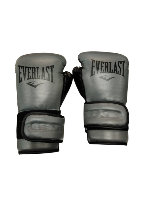 Vist Large View of Product Image Which is Used Everlast Boxing Gloves Grey MD