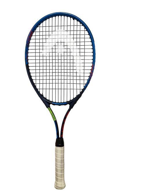 Vist Large View of Product Image Which is Used Head REWARD TI Adult Tennis Racquet Navy Blue 4 3/8"