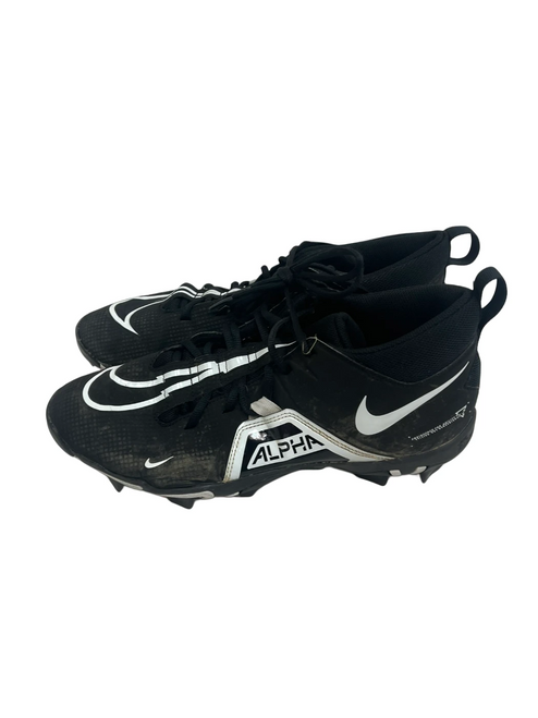 Vist Large View of Product Image Which is Used Nike Alpha Menace Shark Adult 11 FB Cleats Black 
