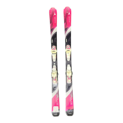 Vist Large View of Product Image Which is Used Atomic AFFINITY PURE Womens DH Ski/Binding Pink 154 cm