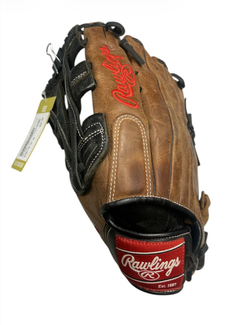 Vist Large View of Product Image Which is Used Rawlings D1275DBB BB/SB Glove LH Throw Brown 12 3/4"