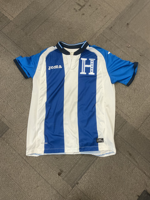 Vist Large View of Product Image Which is Used HONDURAS JERSEY Soccer Top Adt Royal Blue MD