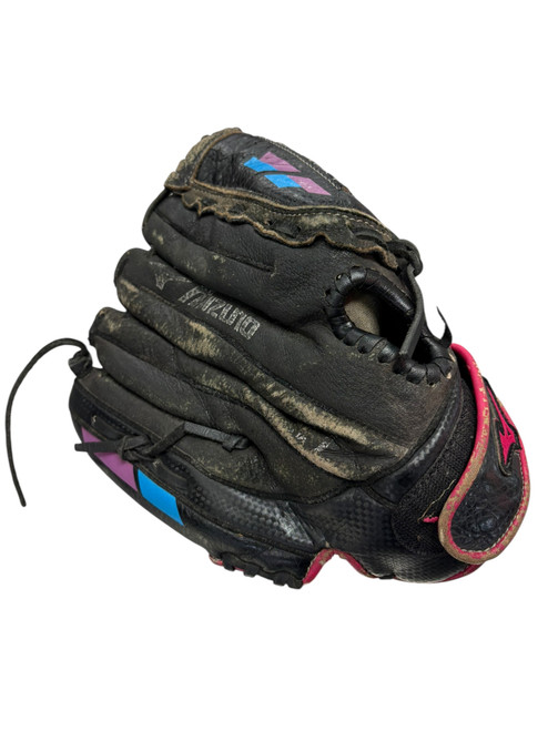 Vist Large View of Product Image Which is Used Mizuno FASTPITCH BB/SB Glove RH Throw Black 11"