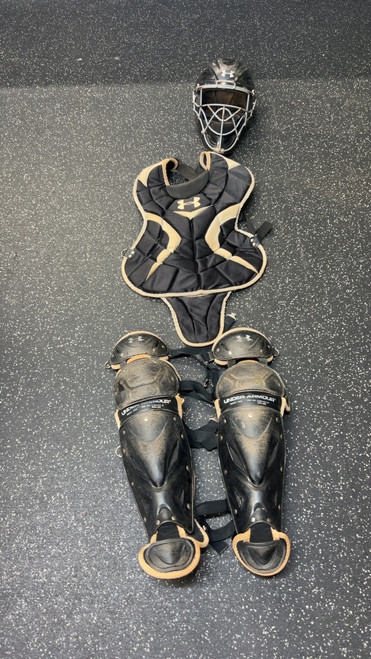 Vist Large View of Product Image Which is Used Under Armour 3 PIECE CATCHERS SET Catchers Equipment Youth