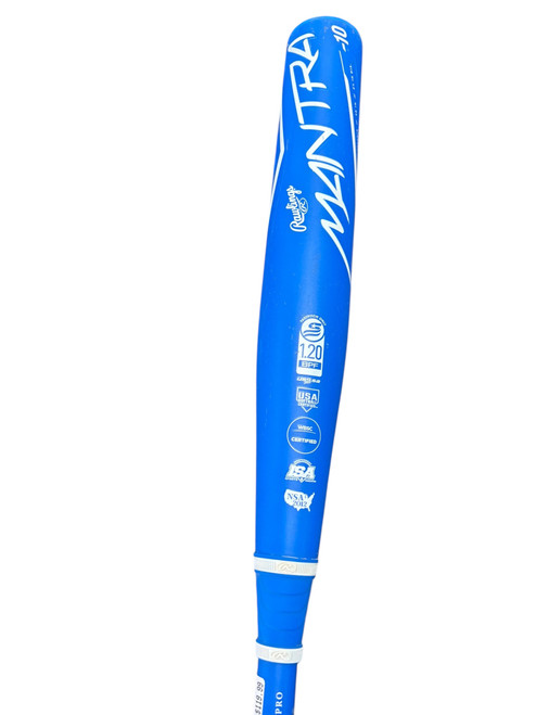 Vist Large View of Product Image Which is Used Rawlings MANTRA BB/SB Fastpitch Bat 30"