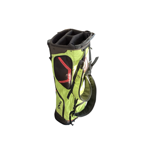 Vist Large View of Product Image Which is Used Ping HOOFER CRAZ-E-LITE Mens Stand Bag Lime Green