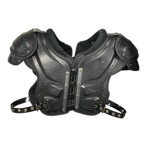 Vist Large View of Product Image Which is Used ZENITH VELOCITY PRO LIGHT FB Shoulder Pads Black LG