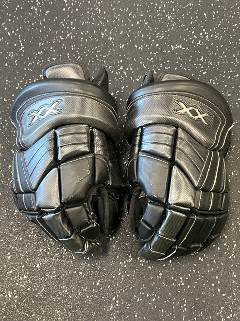 Vist Large View of Product Image Which is Used Bauer VAPOR XX Senior Gloves Black 14"