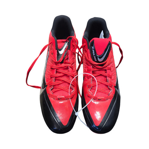 Vist Large View of Product Image Which is Used Nike Adult FB Cleats Red Senior 13