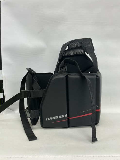 Vist Large View of Product Image Which is Used Warrior CATBOY Lacrosse Rib Pads Black LG