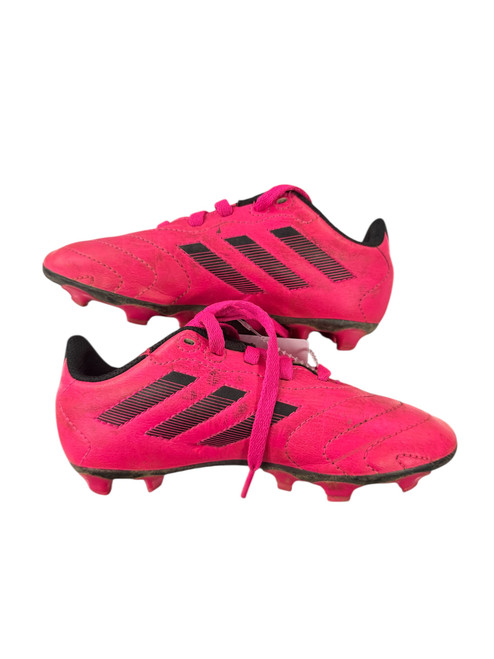 Vist Large View of Product Image Which is Used Adidas Soccer Cleats Pink Youth 11.0