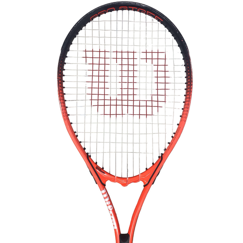 Vist Large View of Product Image Which is Used Wilson PRO STAFF 110 Adult Tennis Racquet Red 4 3/8