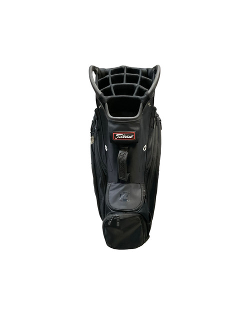Vist Large View of Product Image Which is Used Titleist 14 CART BAG Mens Cart Bag Black