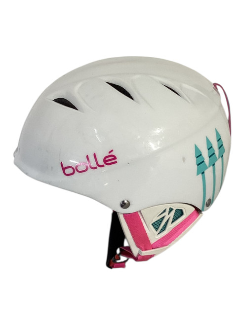 Vist Large View of Product Image Which is Used Bolle Snowsport Helmet Youth White SM