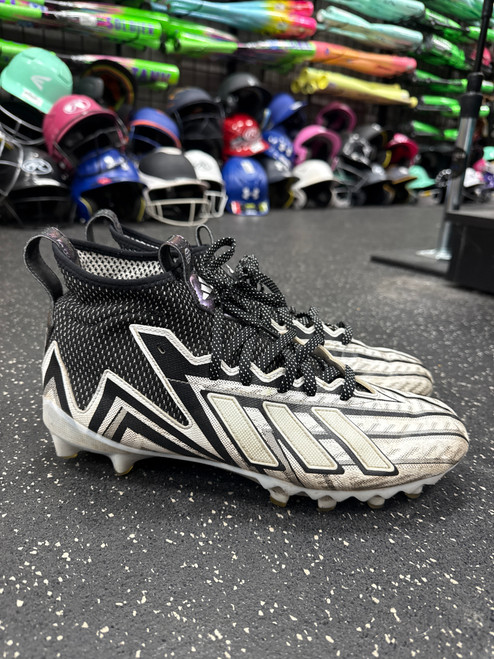 Vist Large View of Product Image Which is Used Adidas FREAK Adult FB Cleats Black Senior 12.5