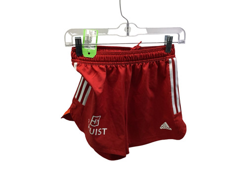 Vist Large View of Product Image Which is Used Adidas RED SOCCER SHORTS Soccer Shorts Yth Red XS