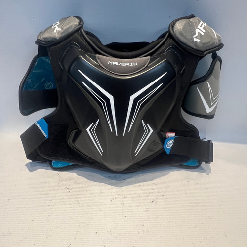 Vist Large View of Product Image Which is Used Maverik EKG BLK XS Lacrosse Shoulder Pads Black XS