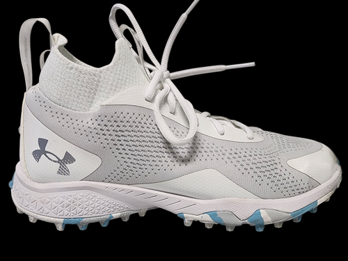 Vist Large View of Product Image Which is Used Under Armour Glory Womens Lacrosse Cleats White Size 9.5