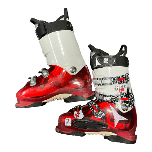 Vist Large View of Product Image Which is Used Atomic BURNER 110 Mens DH Ski Boot Red 265 MP - M08.5 - W09.5
