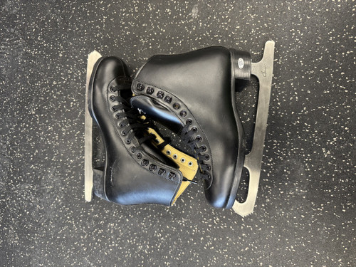 Vist Large View of Product Image Which is Used Riedell OPAL Mens Figure Skate Black Senior 8